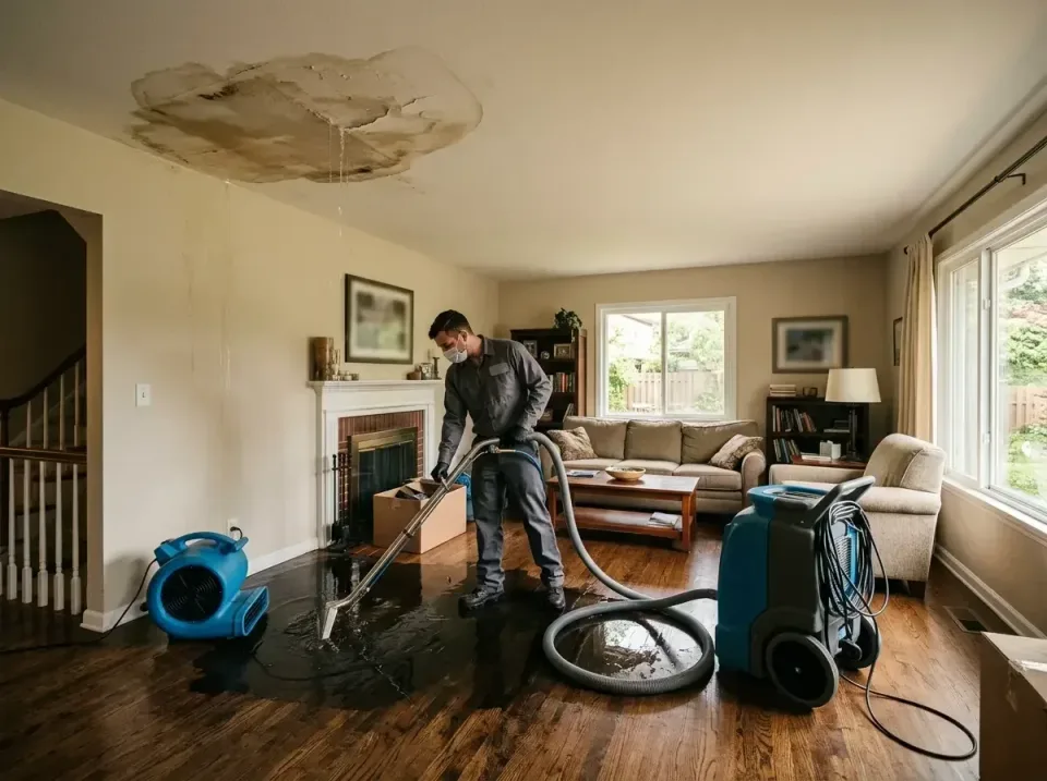 attic-pipe-burst-ceiling-drip-008 — frequently asked questions, Water Damage Restoration & Carpet Care in Norridge, IL